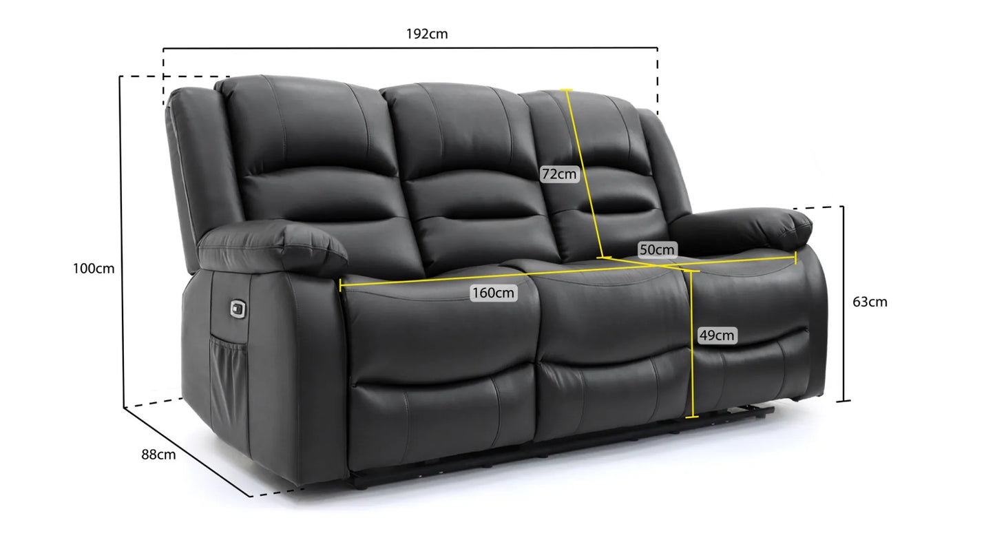 ALVA 3 Seater Recliner