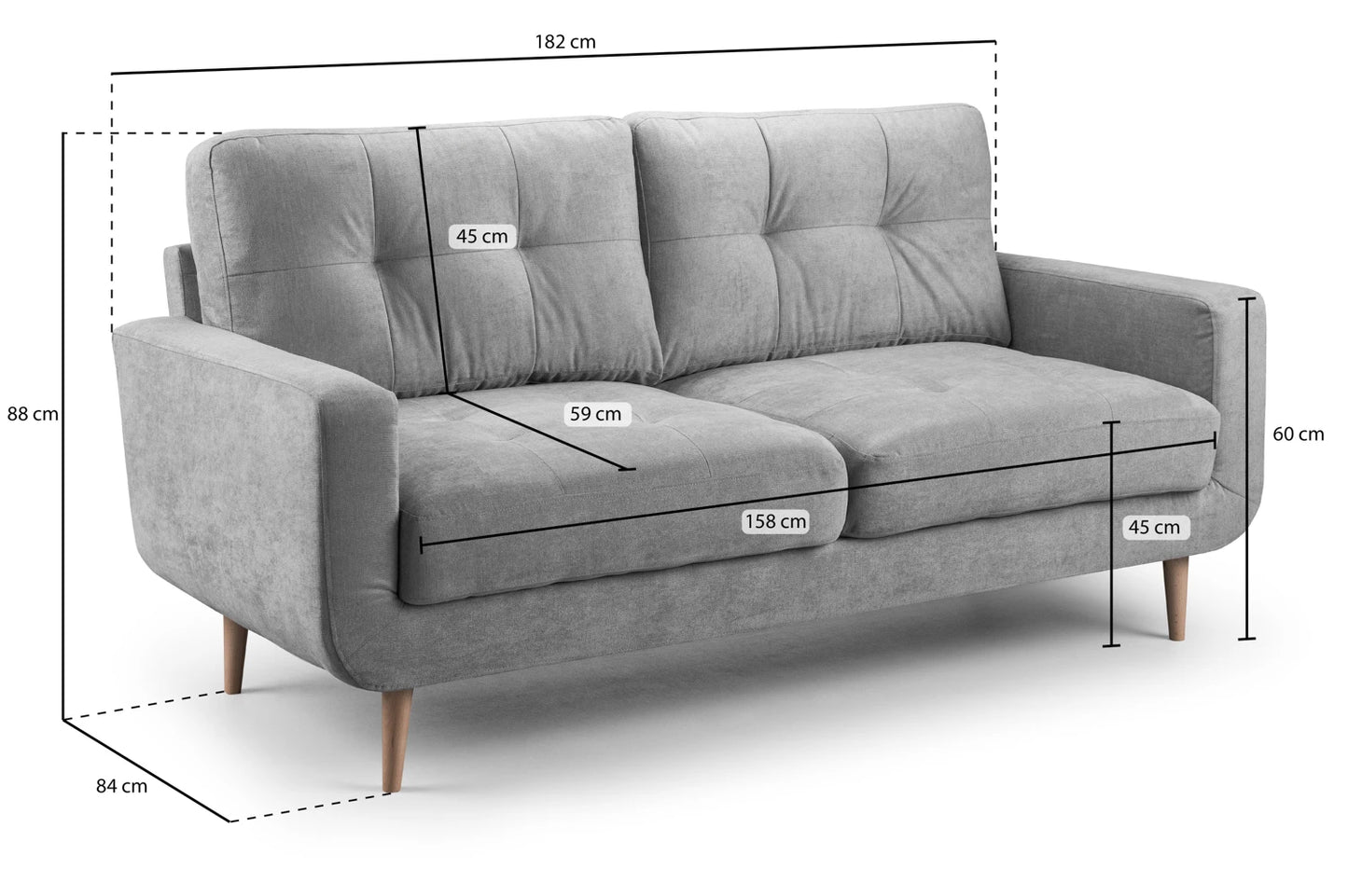 HENRY 3 Seater Sofa