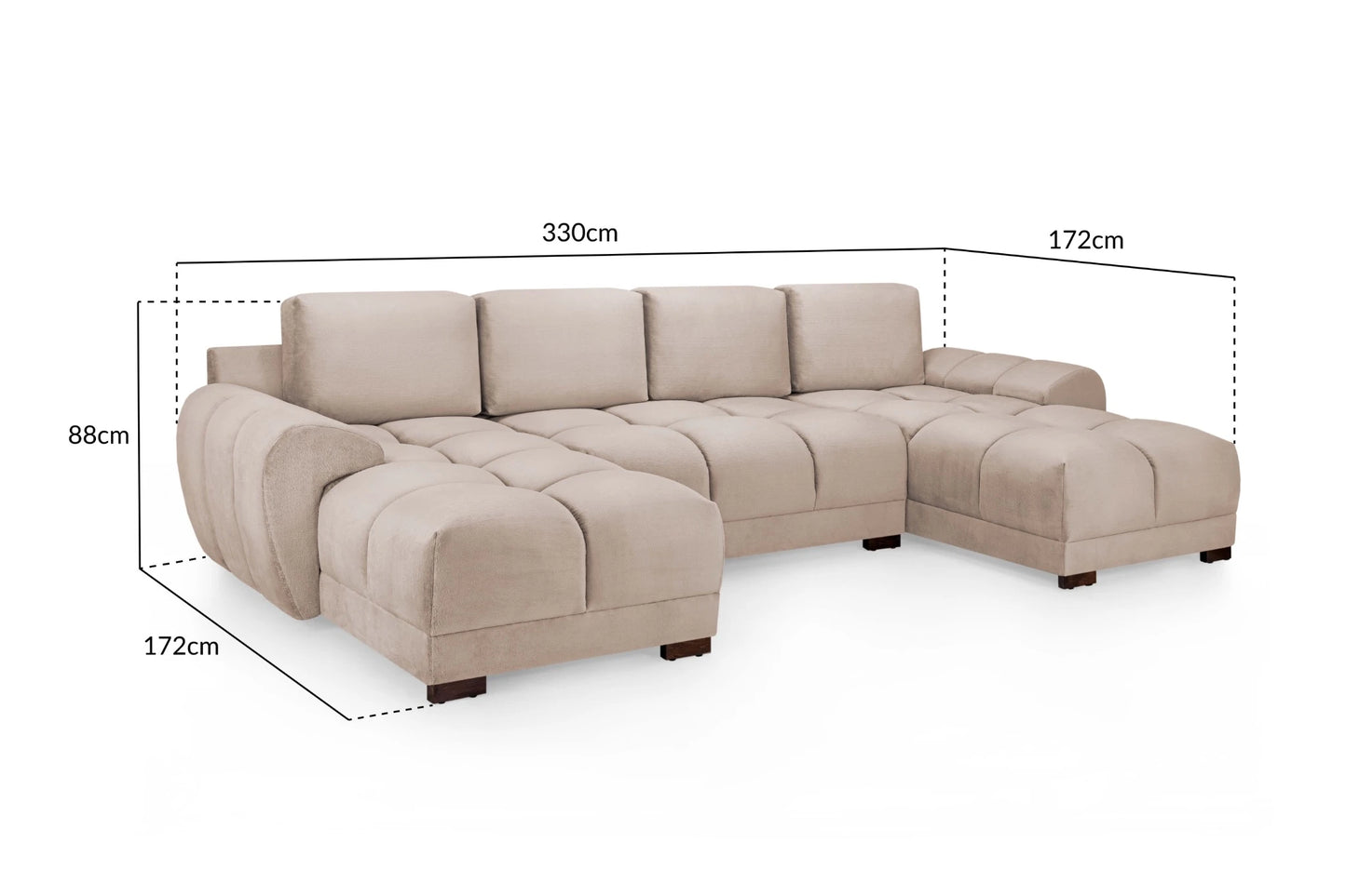 AZZURO U-Shape / Cinema Sofa