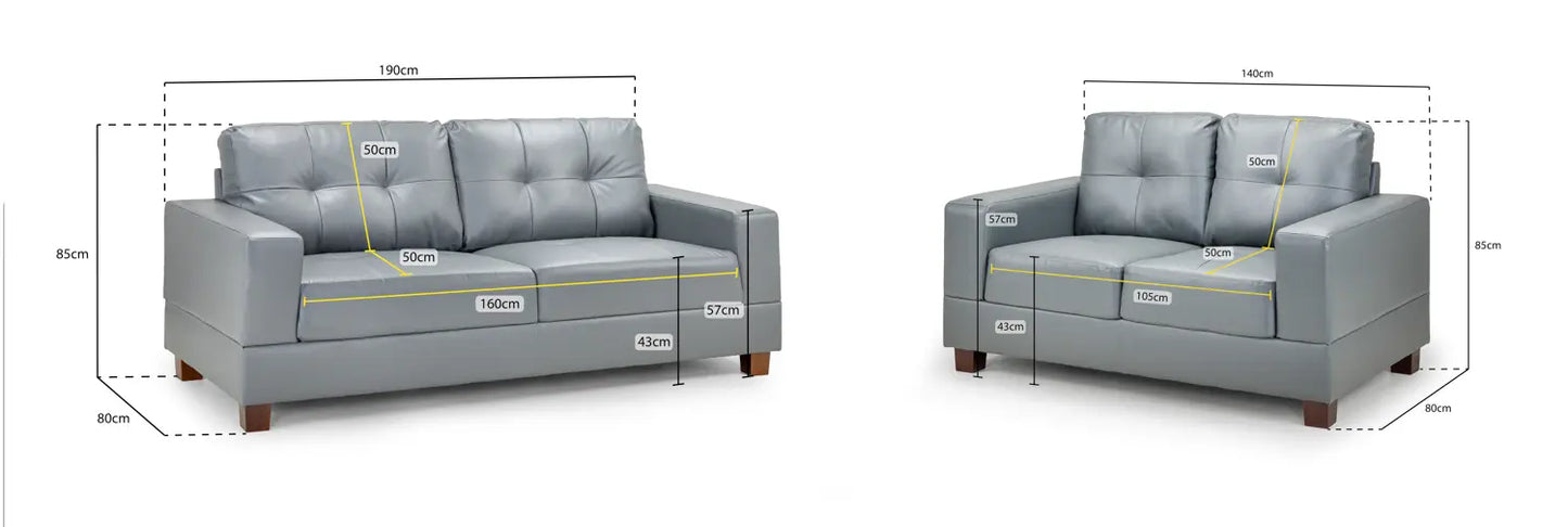 JERRY 3+2 Seater Sofa Set
