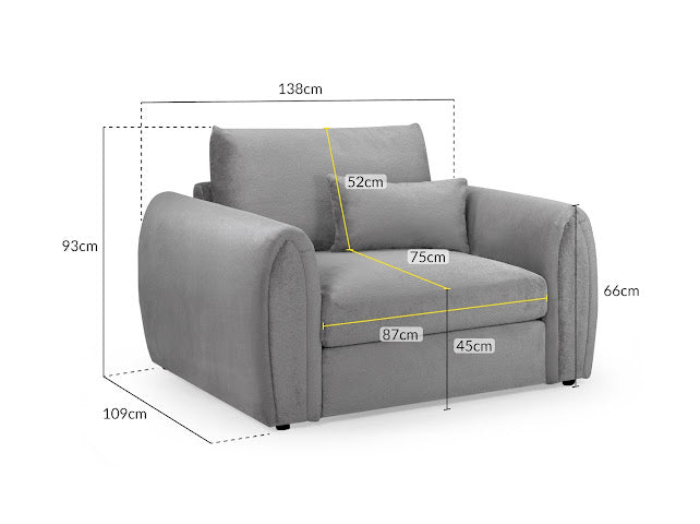 MIRABEL Corner Sofa - Right Hand Facing