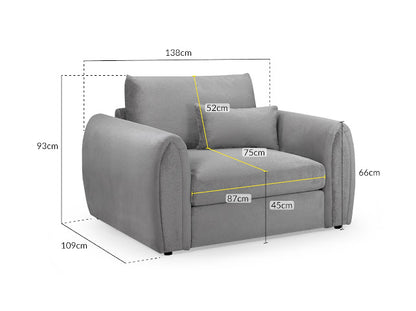 MIRABEL Corner Sofa - Right Hand Facing