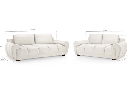 AZZURO 3+2 Seater Sofa Set