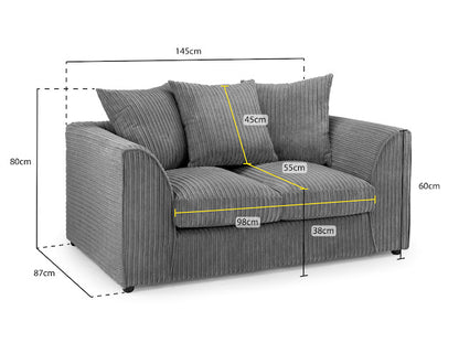 HARLEY 3+2 Seater Sofa Set