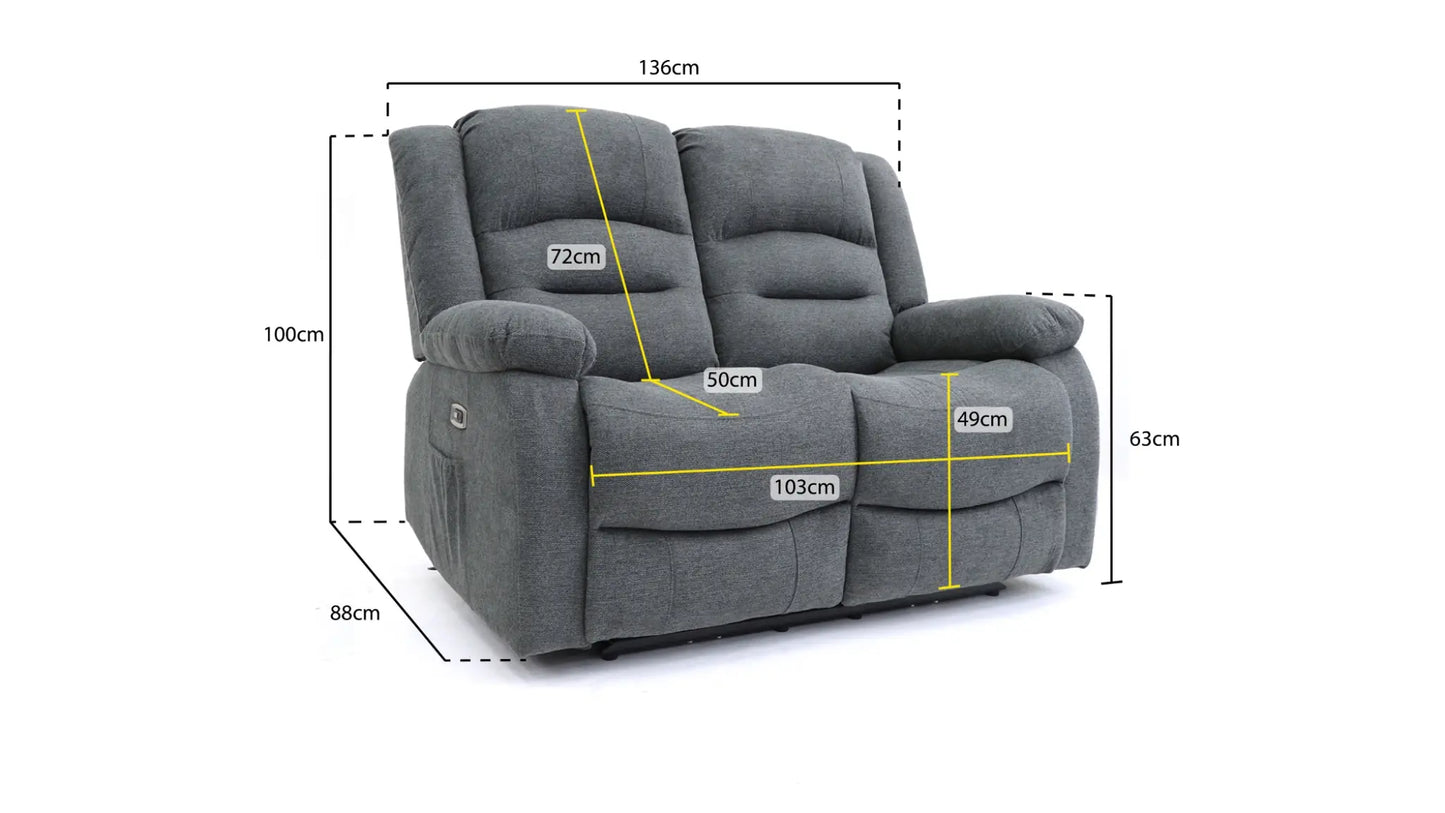 ALVA 2 Seater Recliner