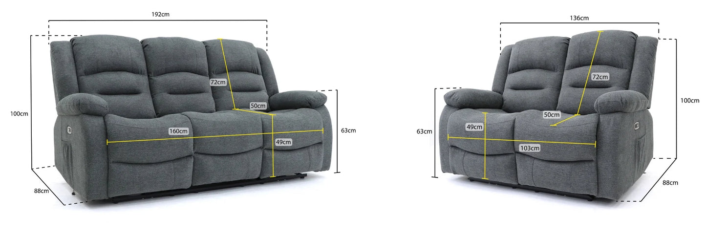 ALVA 3+2 Recliner