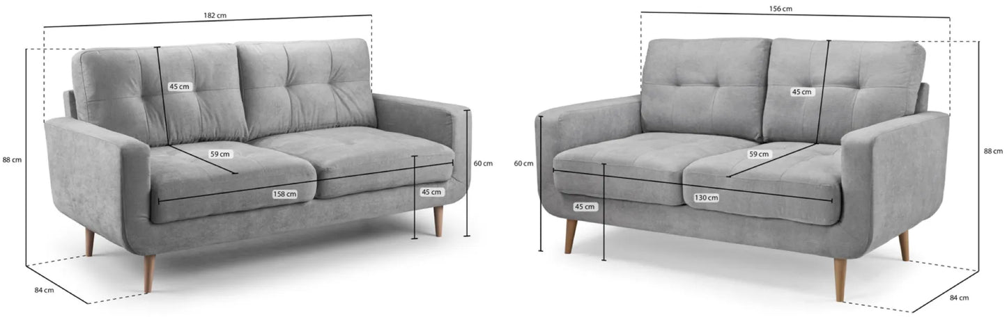 HENRY 3+2 Seater Sofa Set
