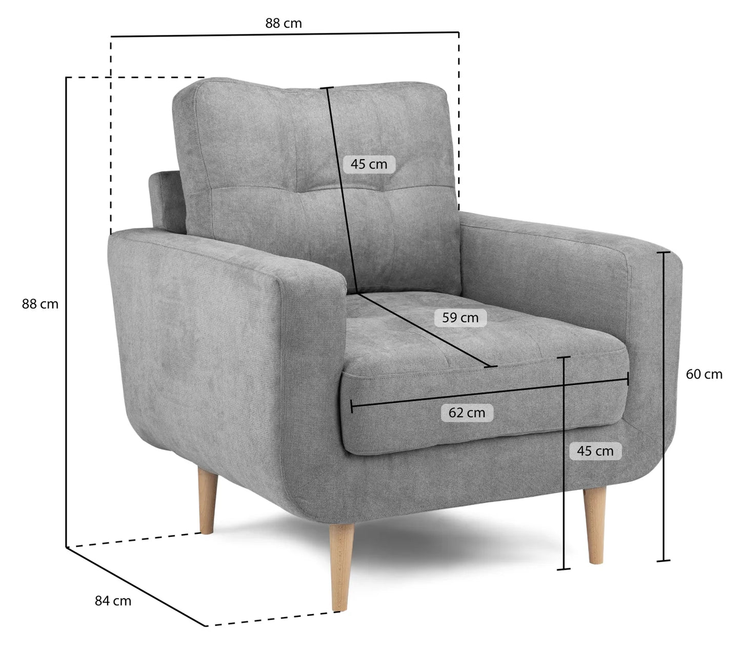 HENRY 3+2 Seater Sofa Set