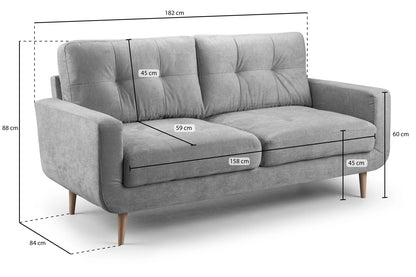 HENRY 3 Seater Sofa